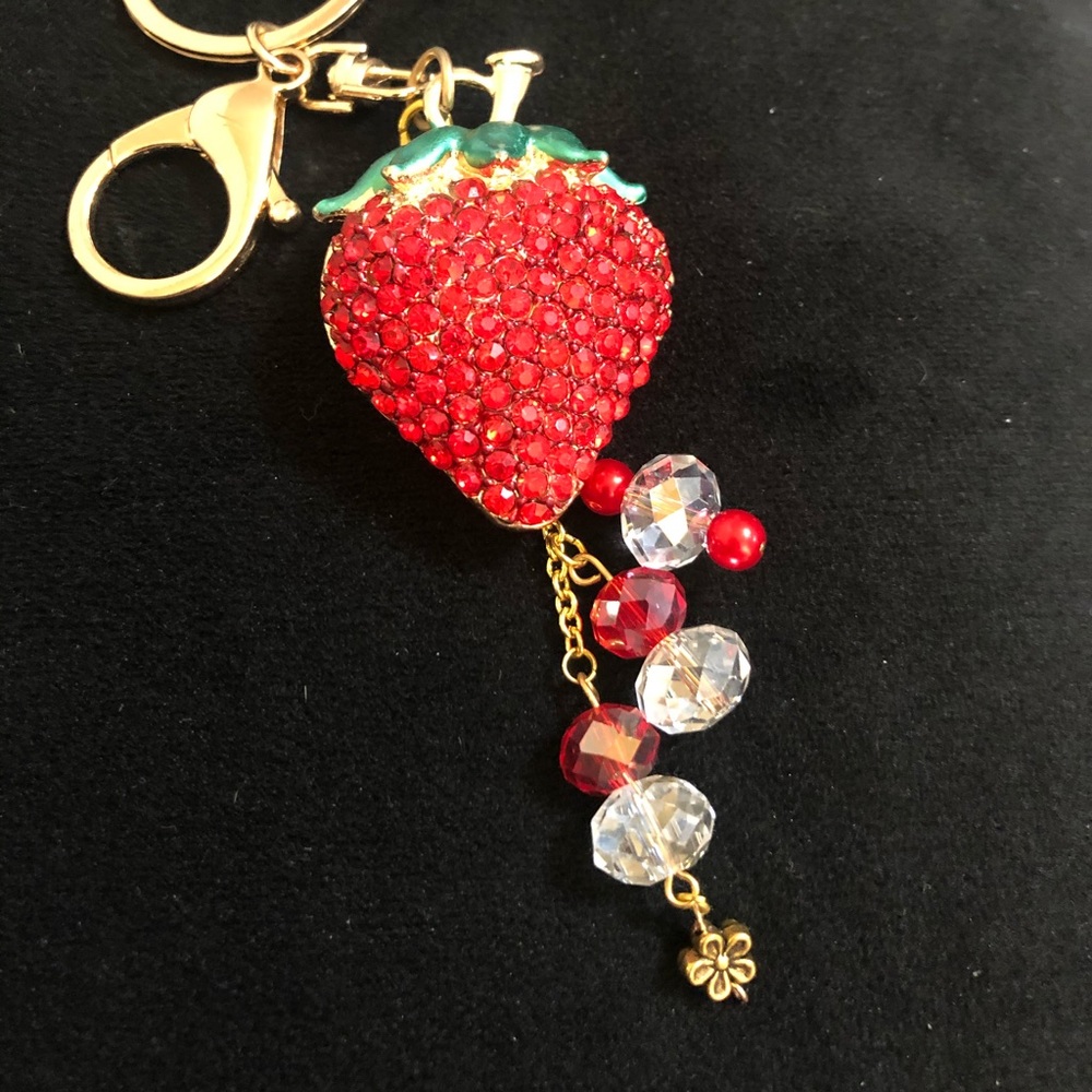 Strawberry keychain